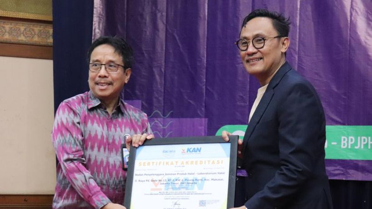 BPJPH Halal Laboratory Obtains SNI Testing Laboratory Accreditation Certificate